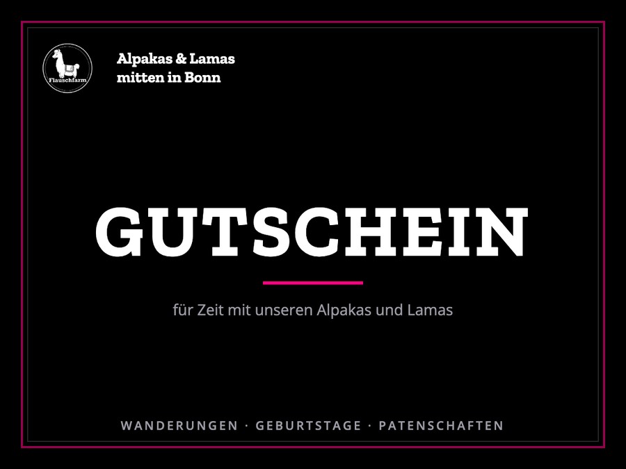 Gutschein der Flauschfarm